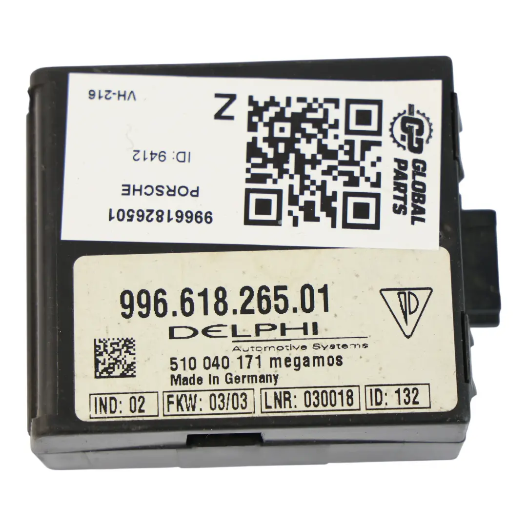 Porsche Boxster 986 911 996 Sirène Alarme Signal Contrôle Relais - SKU 99661826501 - Numéro de pièce 99661826501