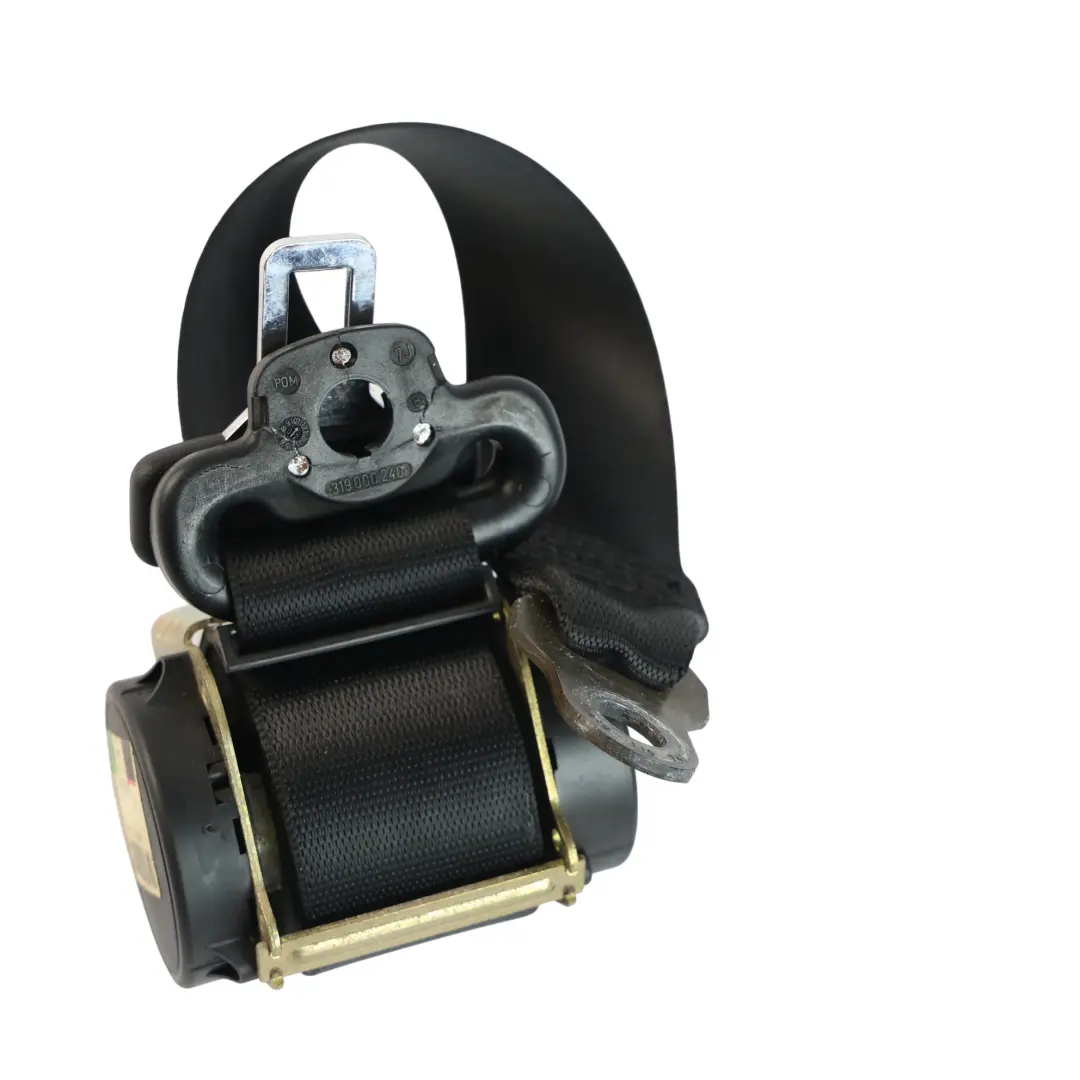 Belt Black Rear Right O/S to Porsche Carrera 996 Coupe Seat with Part number 99680303608 Porsche Carrera 996 Coupe Seat Belt Black Rear Right O/S - SKU 99680303608 - Part number 99680303608