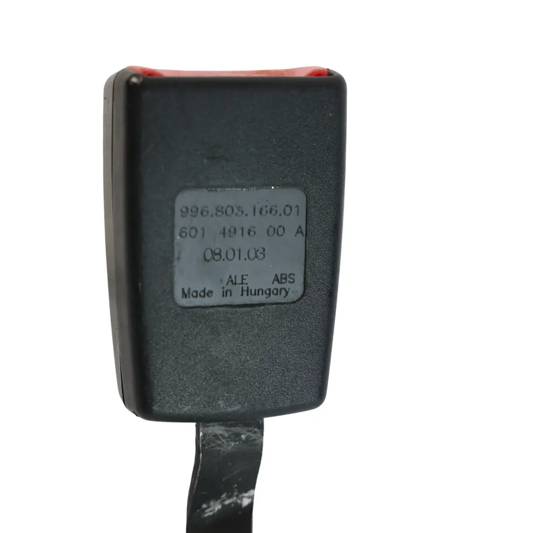 Tapa Hebilla Cinturón Seguridad Trasero Derecho para Porsche 911 996 997 con número de pieza 99680316601 Porsche 911 996 997 Tapa Hebilla Cinturón Seguridad Trasero Derecho - SKU 99680316601 - Número de pieza 99680316601