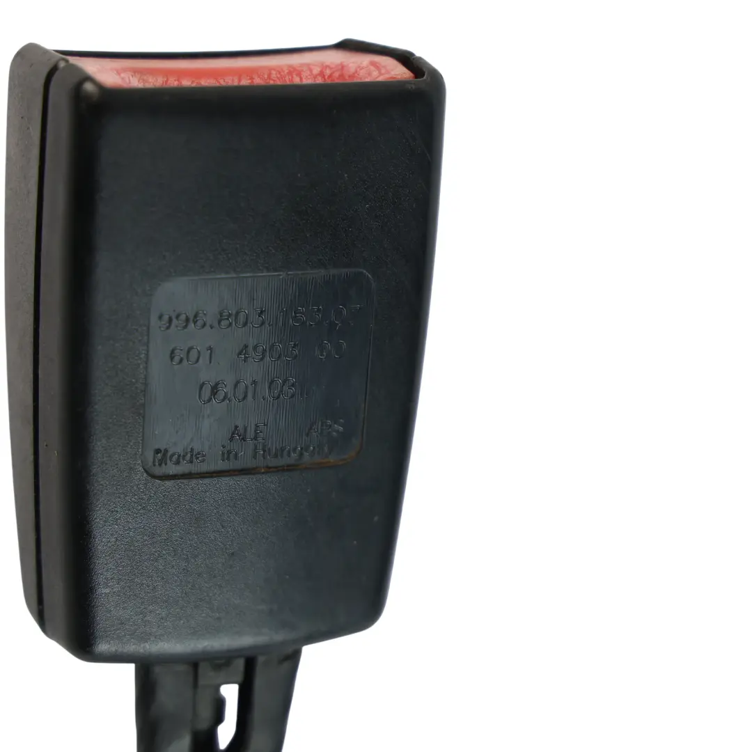 Porsche 911 996 Boxster Verrou Ceinture Sécurité Avant Conducteur - SKU 99680318307 - Numéro de pièce 99680318307