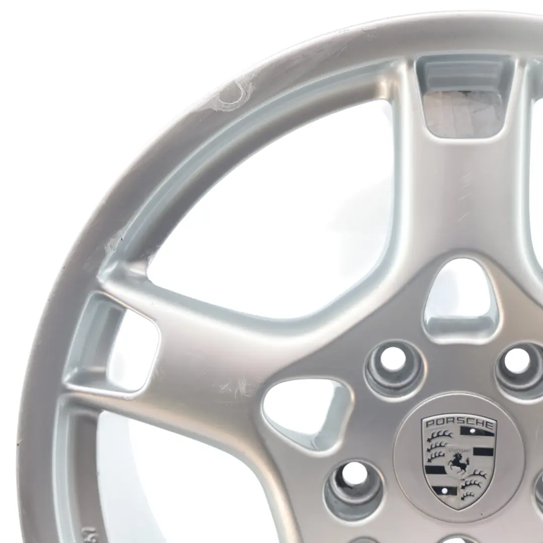 Porsche Carrera 997 Wheel Rim Alloy Silver 19" 11J ET:67 Star Spoke - SKU 99736216201-1 - Part number 99736216201