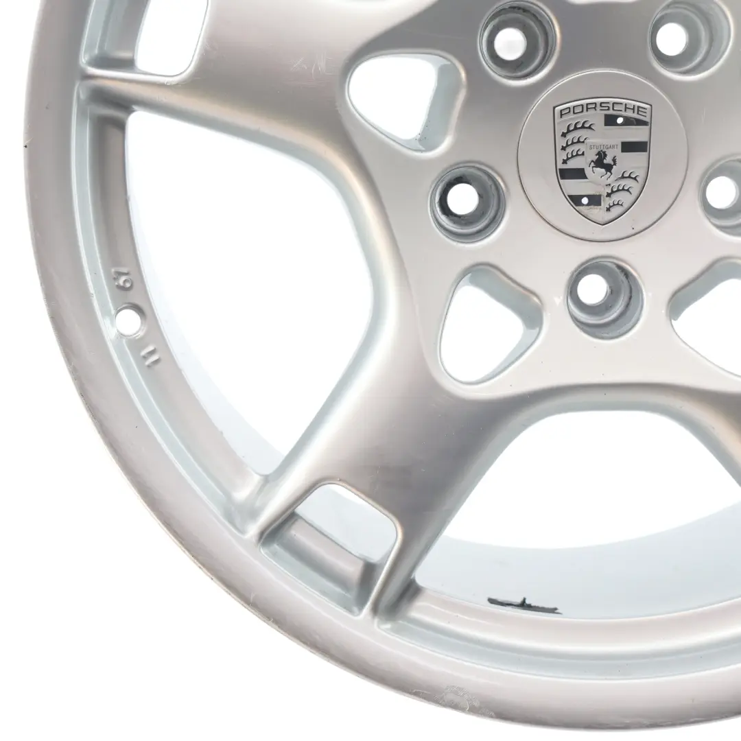Porsche Carrera 997 Llanta Aleación Plata 19" 11J ET:67 Star Spoke - SKU 99736216201-1 - Número de pieza 99736216201