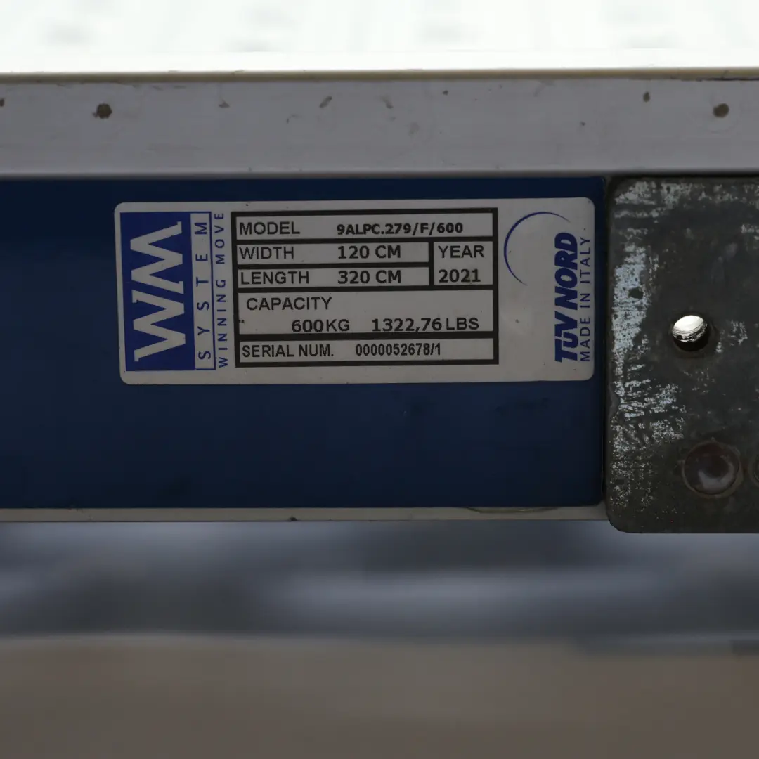 Loading Ramp Rail Plate Anti Slip 120cmx320cm to with Part number 9ALPC279F600 Loading Ramp Rail Plate Anti Slip 120cmx320cm - SKU 9ALPC279F600 - Part number 9ALPC279F600