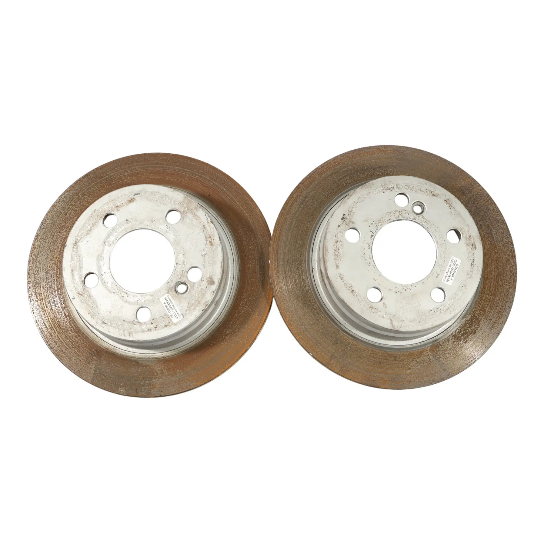 Mercedes W204 Rear Axle Brake Discs Left Right N/O/S SET X2 A0004231312