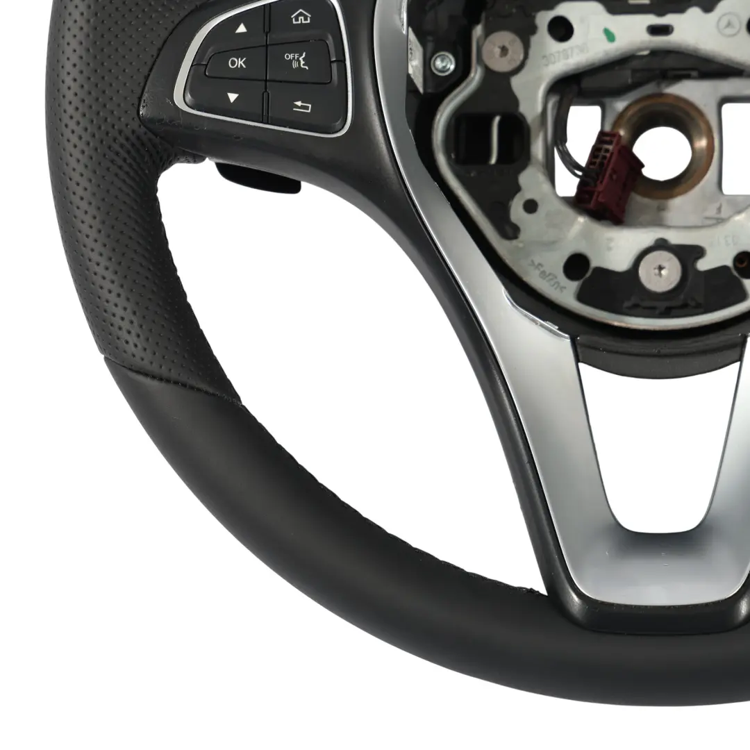 NUOVO In Pelle Nera Cambio al Volante per Mercedes W205 X253 Volante con numero di parte A0004601803 Mercedes W205 X253 Volante NUOVO In Pelle Nera Cambio al Volante - SKU A0004601803-2 - Numero di parte A0004601803