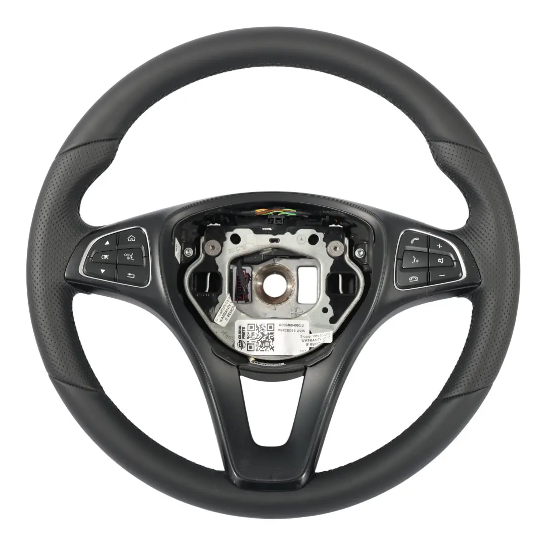 NUOVO In Pelle Nera Multifunzione per Mercedes W205 Volante con numero di parte A0004604903 Mercedes W205 Volante NUOVO In Pelle Nera Multifunzione - SKU A0004604903-2 - Numero di parte A0004604903