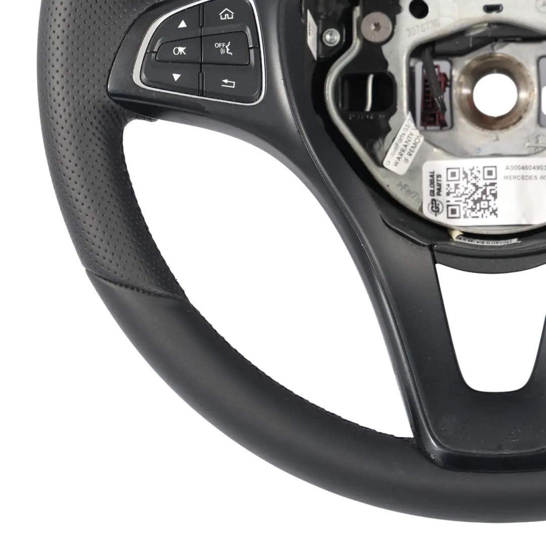 Steering Wheel NEW Black Leather Multifunction to Mercedes W205 with Part number A0004604903 Mercedes W205 Steering Wheel NEW Black Leather Multifunction - SKU A0004604903-2 - Part number A0004604903