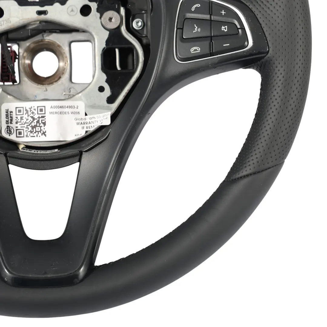 Lenkrad NEU Schwarz Leder Multifunktion für Mercedes W205 mit Teilenummer A0004604903 Mercedes W205 Lenkrad NEU Schwarz Leder Multifunktion - SKU A0004604903-2 - Teilenummer A0004604903