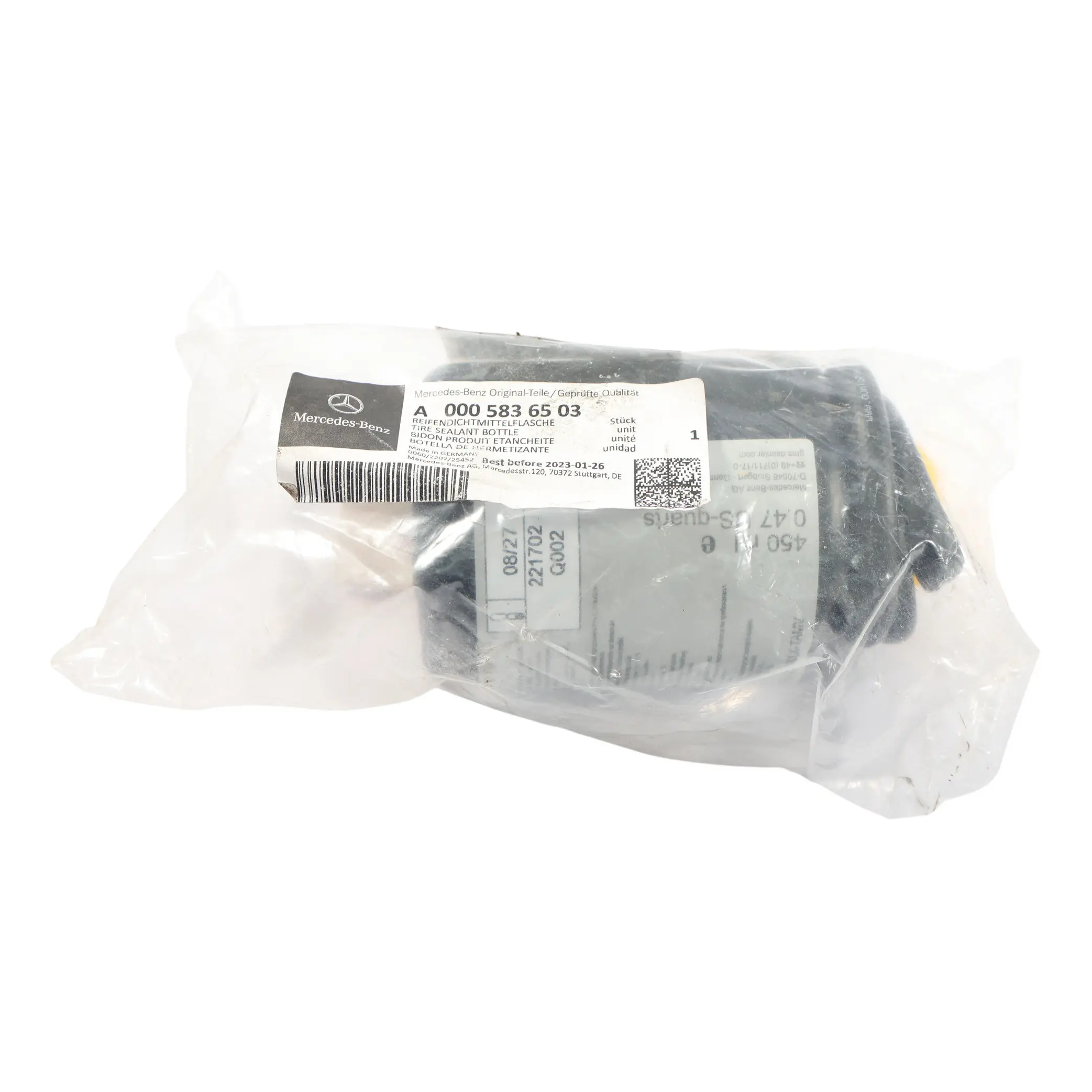 Mercedes W205 W213 W247 Conteneur Scellant Pneu Tirefit A0005836503