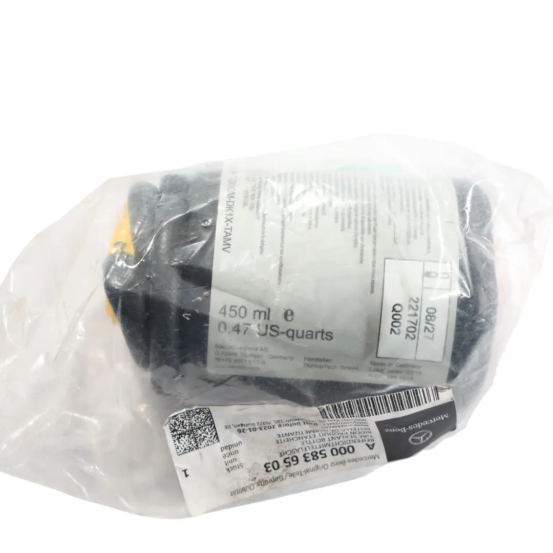 Mercedes W205 W213 W247 Conteneur Scellant Pneu Tirefit - SKU A0005836503 - Numéro de pièce A0005836503