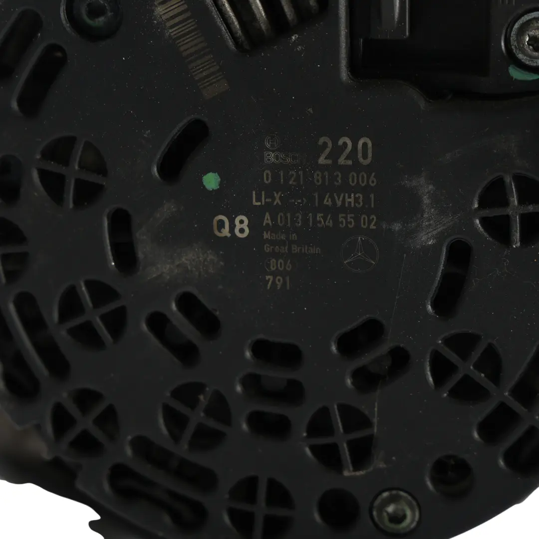 Alternator Generator 220A 14V 0121813123 to Mercedes W221 with Part number A0009060200 Mercedes W221 Alternator Generator 220A 14V 0121813123 - SKU A0009060200 - Part number A0009060200