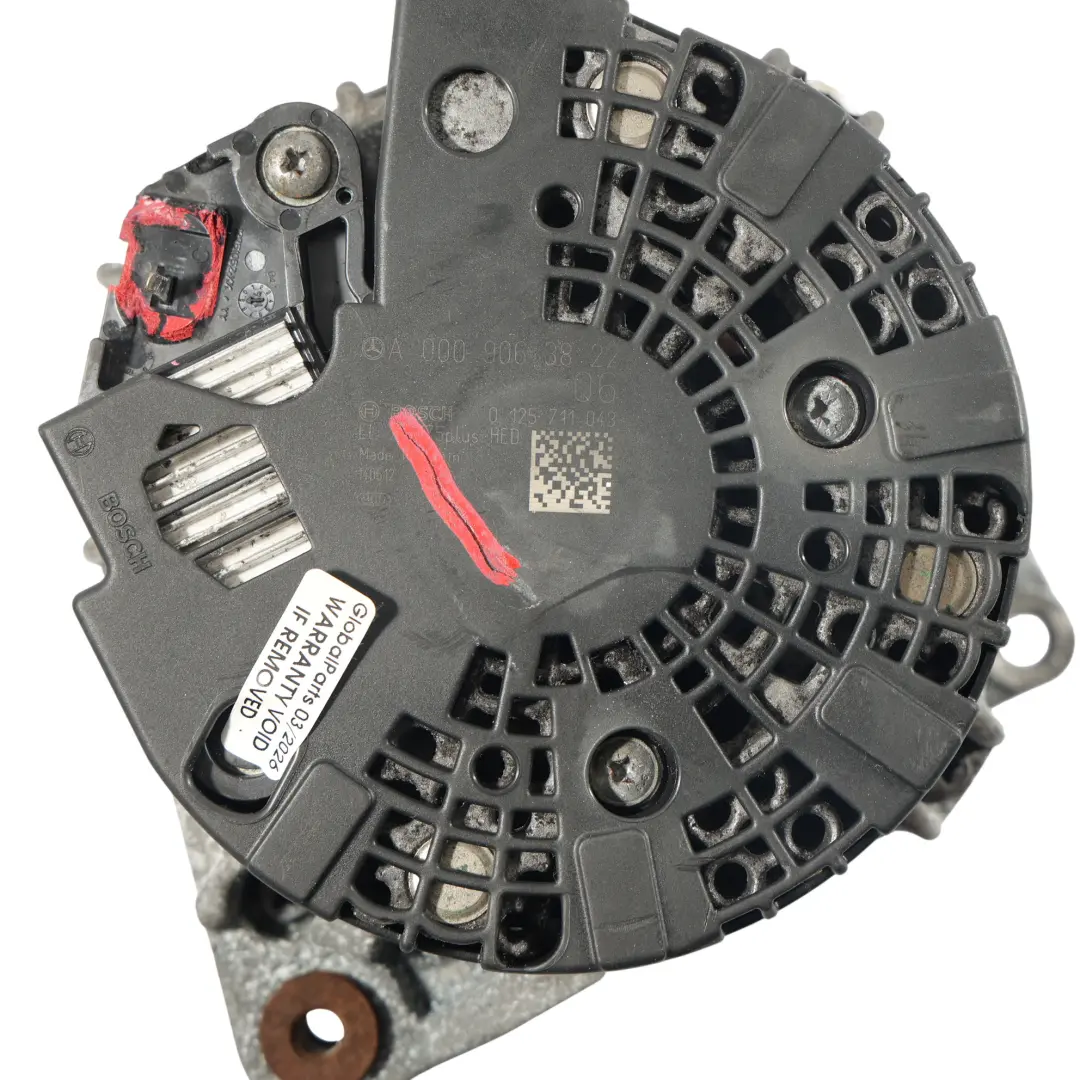  Alternador Generador Motor Diesel Mercedes W176 W246 Bosch 175A - SKU A0009063822-1 - Número de pieza A0009063822