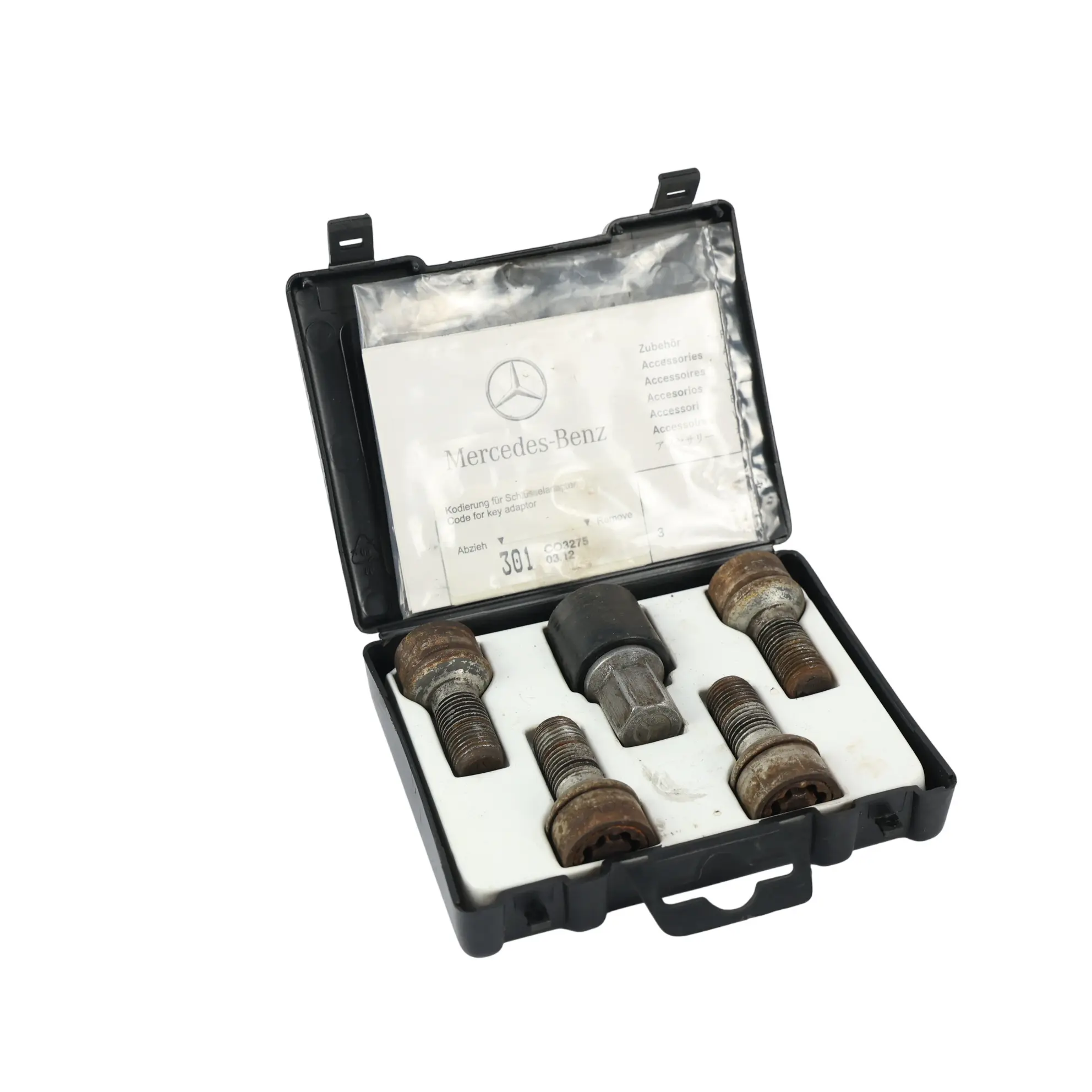 Mercedes W176 W204 W205 Bulloni ruota posteriore anteriore Box Set A0019901607