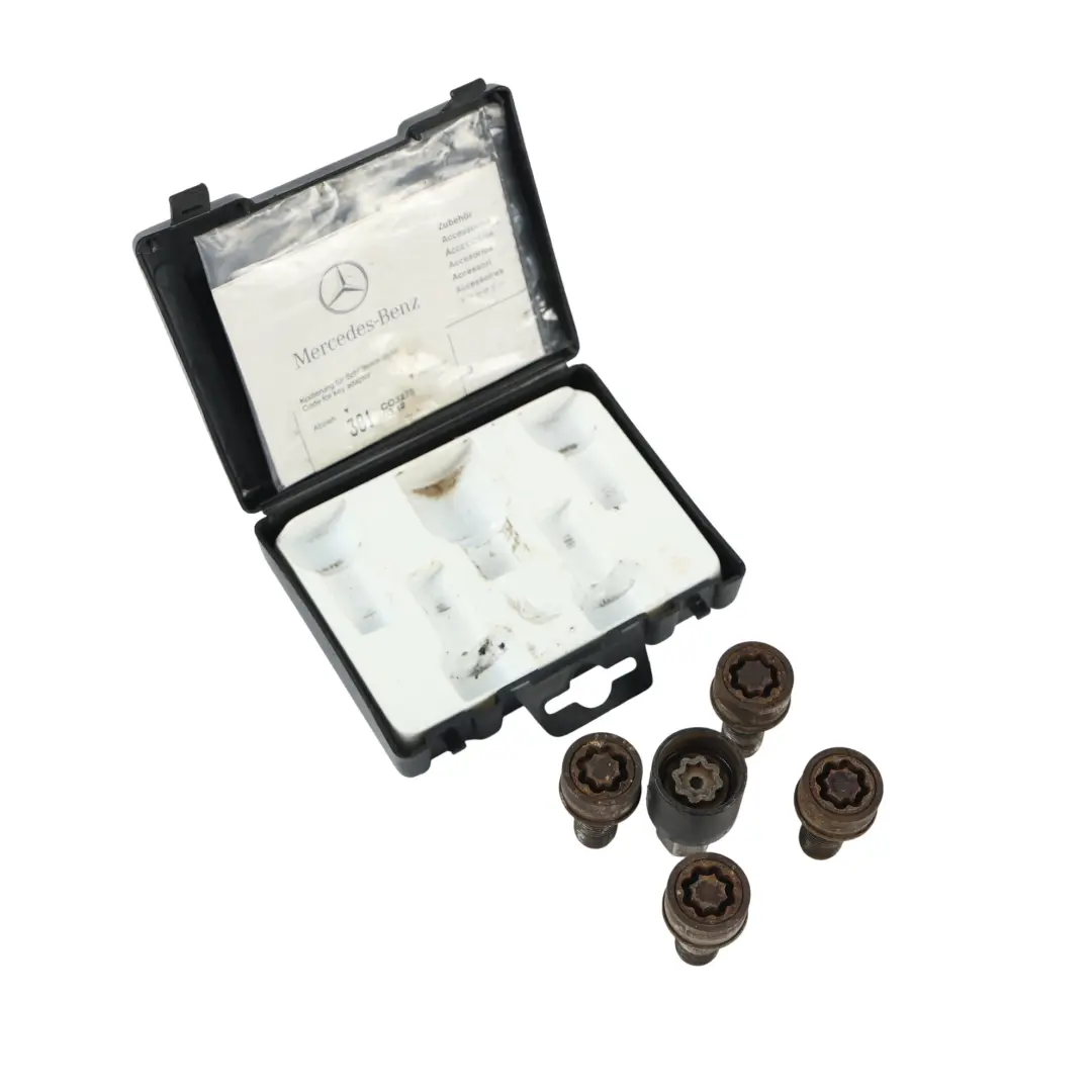 Radschrauben Hinten Vorne Box Set für Mercedes W176 W204 W205 W212 mit Teilenummer A0019901607 Mercedes W176 W204 W205 W212 Radschrauben Hinten Vorne Box Set - SKU A0019901607 - Teilenummer A0019901607