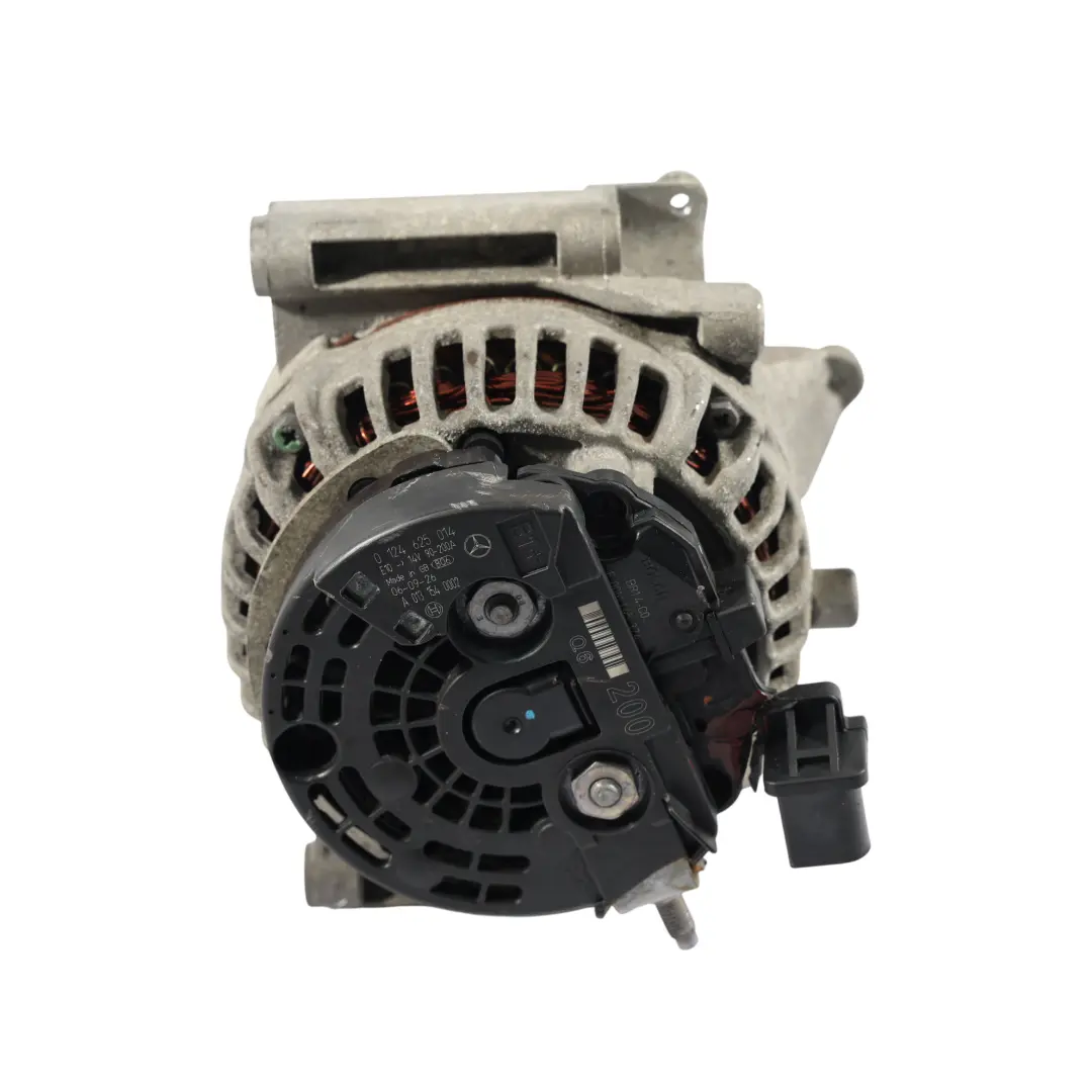 Mercedes W203 C209 W211 W220 Alternador 200A OM648 Diesel - SKU A0131540002-1 - Número de pieza A0131540002