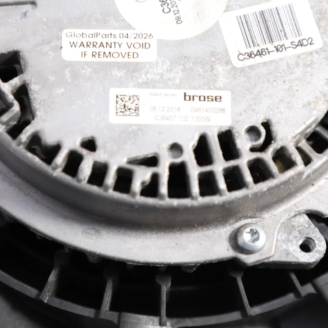 Mercedes C205 C217 W222 Moteur Ventilateur Refroidissement Radiateur - SKU A0999069000-1 - Numéro de pièce A0999069000