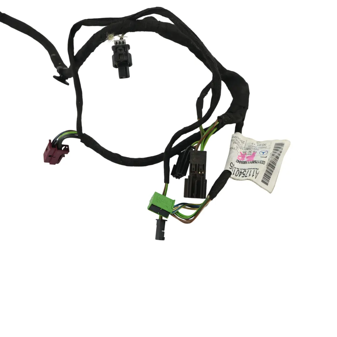 Mercedes C117 Front Door Wiring Harness Cable Right O/S - SKU RHD-A1175401005 - Part number A1175401005