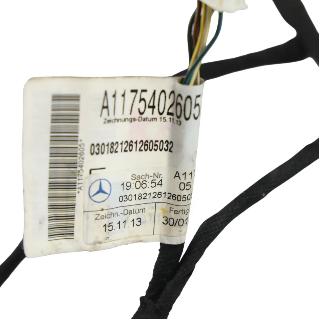 Kabelbaum Hintertür Links für Mercedes C117 mit Teilenummer A1175402605 Mercedes C117 Kabelbaum Hintertür Links - SKU A1175402605 - Teilenummer A1175402605