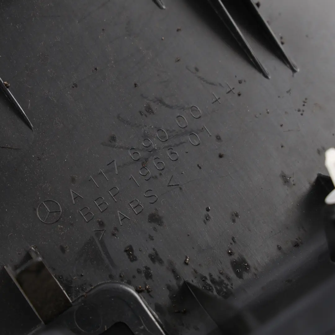 Boot Lock Trim Cover Panel Tailgate Inner to Mercedes CLA C117 with Part number A1176900044 Mercedes CLA C117 Boot Lock Trim Cover Panel Tailgate Inner - SKU A1176900044 - Part number A1176900044