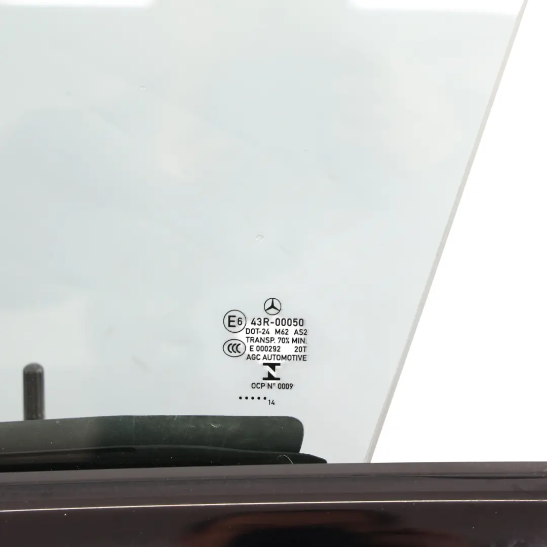 Mercedes C117 Door Front Left N/S Covering Panel Kosmos Black Metallic - 191 - SKU A1177200105-KB1 - Part number A1177200105