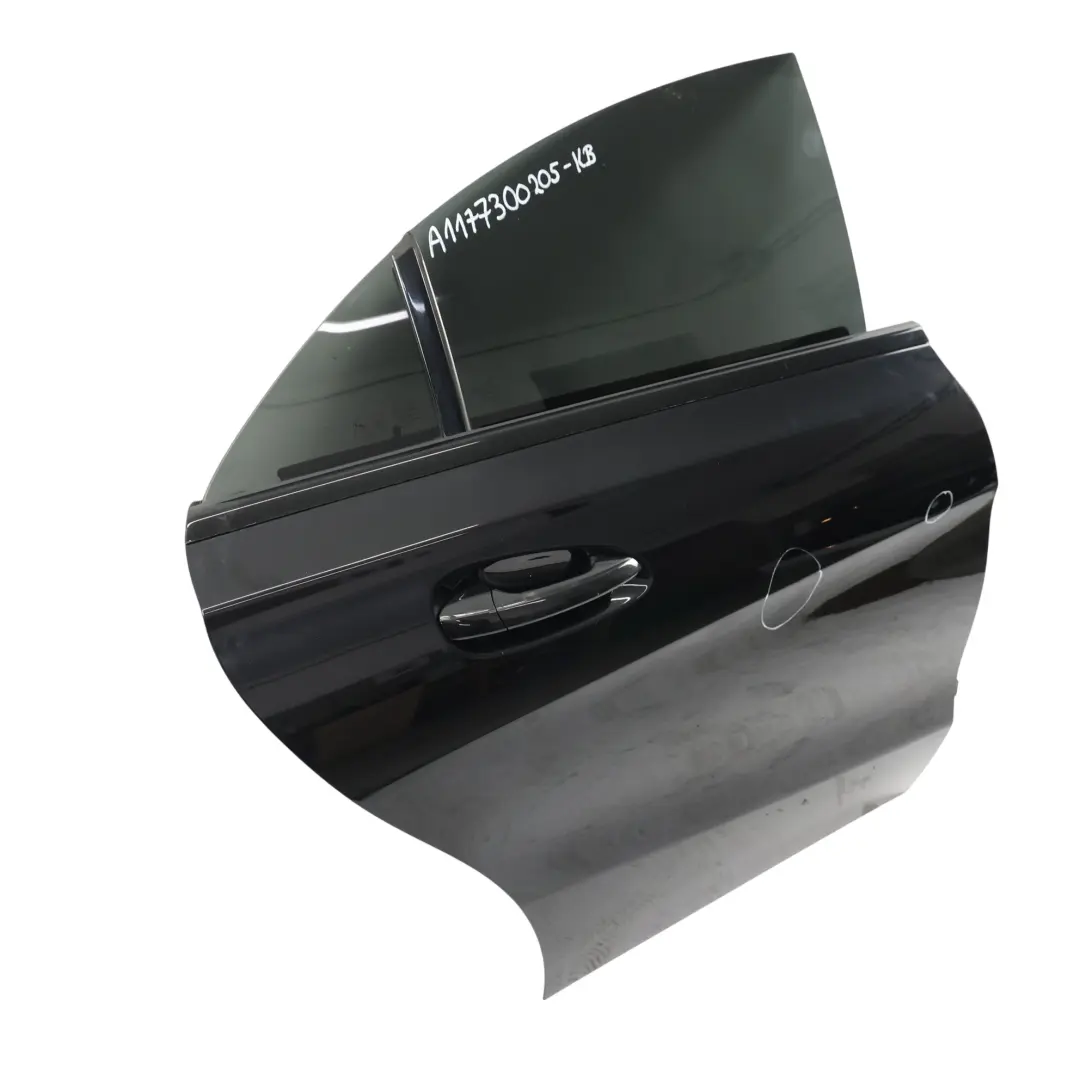 Mercedes CLA C117 Tür hinten rechts Kosmos Cosmic Schwarz Metallic - 191 - SKU A1177300205-KB - Teilenummer A1177300205