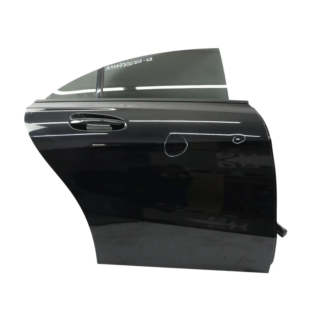 Mercedes CLA C117 Drzwi Prawe Tylnee Kosmos Black Czarny Metalik - 191 - SKU A1177300205-KB - Numer Części A1177300205