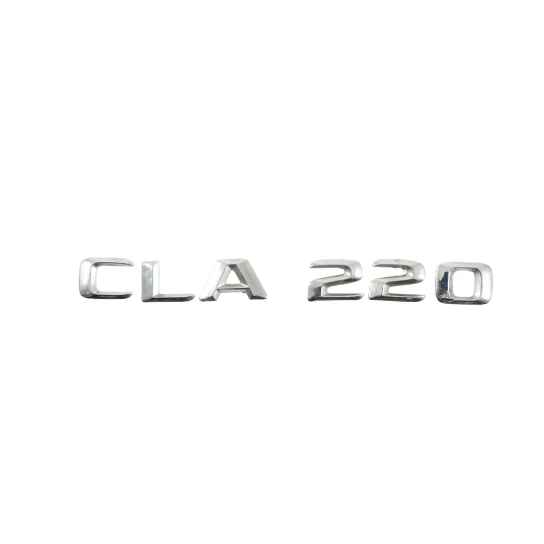 Emblème Hayon Arrière Chrome CLA 220 pour Mercedes C117 à propos du numéro de pièce A1178171115 Mercedes C117 Emblème Hayon Arrière Chrome CLA 220 - SKU A1178171115 - Numéro de pièce A1178171115