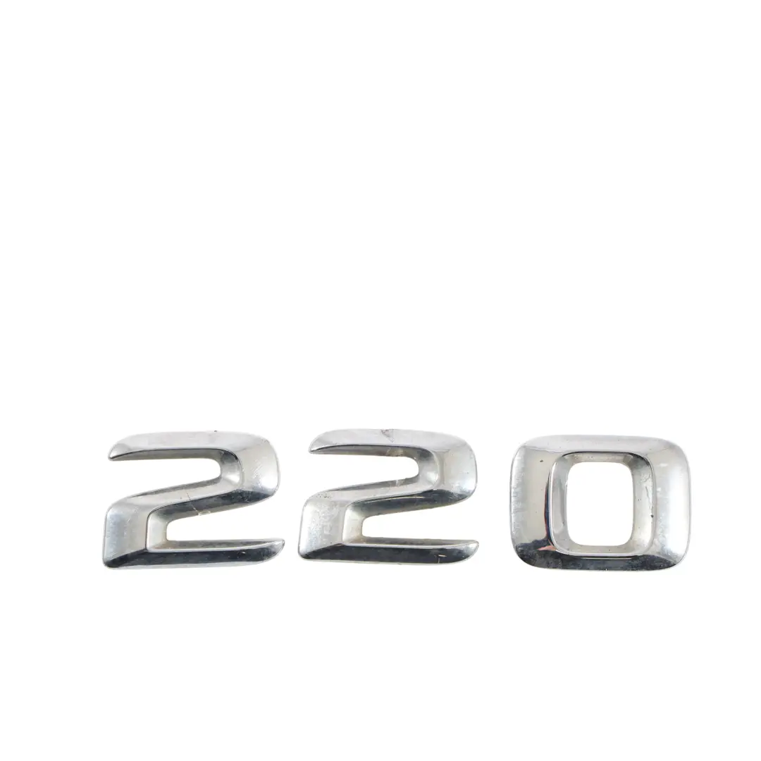 Boot Lid Emblem Lettering Chrome CLA 220 to Mercedes C117 Rear Tailgate with Part number A1178171115 Mercedes C117 Rear Tailgate Boot Lid Emblem Lettering Chrome CLA 220 - SKU A1178171115 - Part number A1178171115