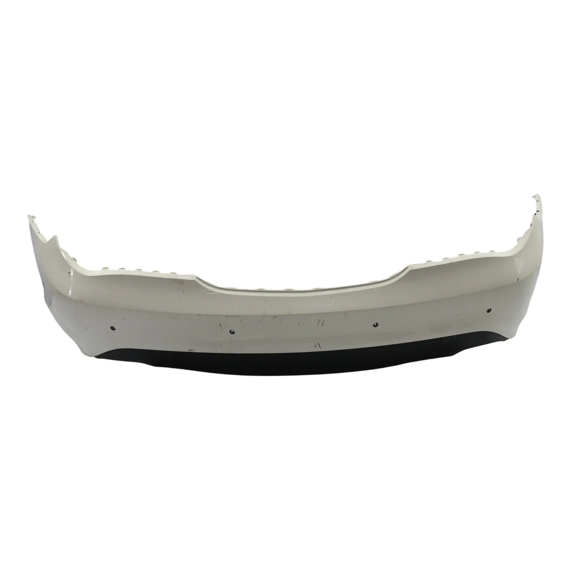 Mercedes C117 Zderzak Tylny Calcite White Biały - 650