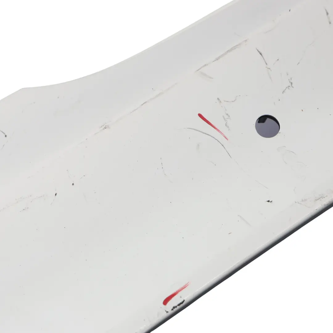 Bumper Trim Panel Covering Calcite White - 650 to Mercedes C117 Rear with Part number A1178800440 Mercedes C117 Rear Bumper Trim Panel Covering Calcite White - 650 - SKU A1178800440-CW - Part number A1178800440