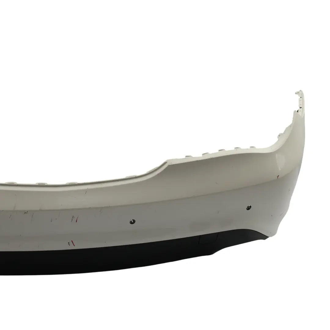 Bumper Trim Panel Covering Calcite White - 650 to Mercedes C117 Rear with Part number A1178800440 Mercedes C117 Rear Bumper Trim Panel Covering Calcite White - 650 - SKU A1178800440-CW - Part number A1178800440