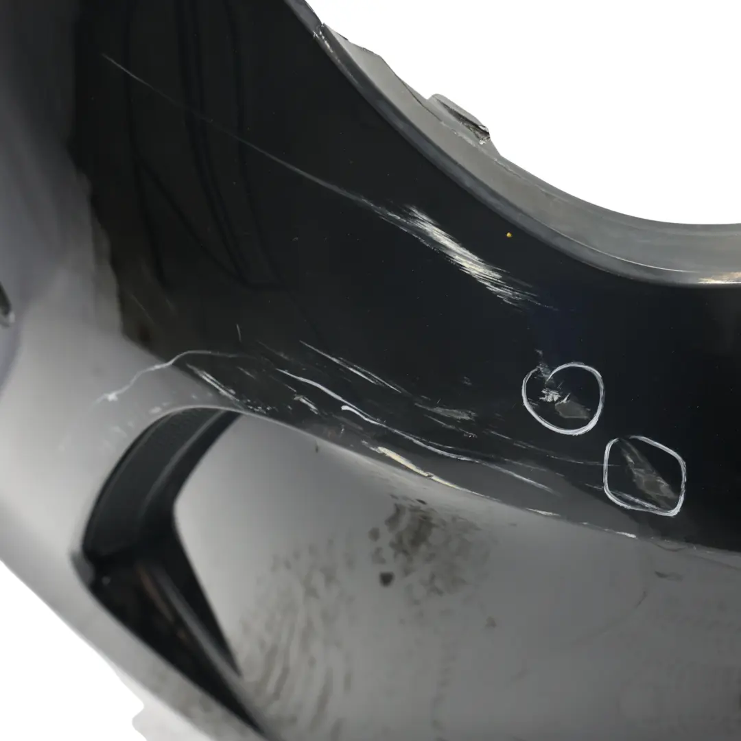 Mercedes C117 Rear Bumper Trim Panel AMG Kosmos Black Metallic - 191 - SKU A1178805040-KB1 - Part number A1178805040