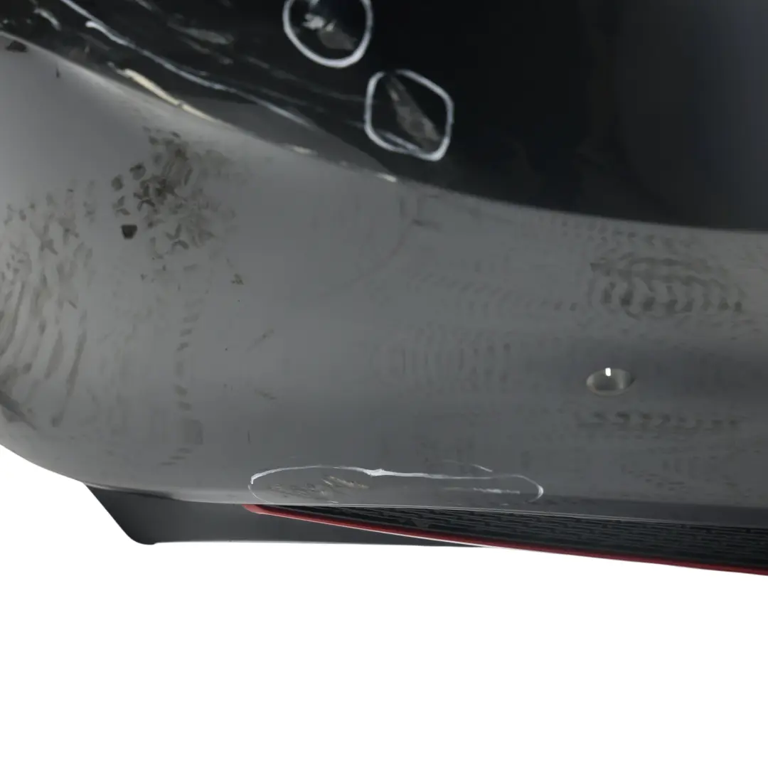 Mercedes C117 Rear Bumper Trim Panel AMG Kosmos Black Metallic - 191 - SKU A1178805040-KB1 - Part number A1178805040