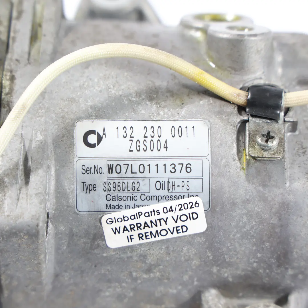 A/C Air Compressor Pump Unit 1.0 Petrol Engine to Smart Fortwo 451 with Part number A1322300011 Smart Fortwo 451 A/C Air Compressor Pump Unit 1.0 Petrol Engine - SKU A1322300011 - Part number A1322300011