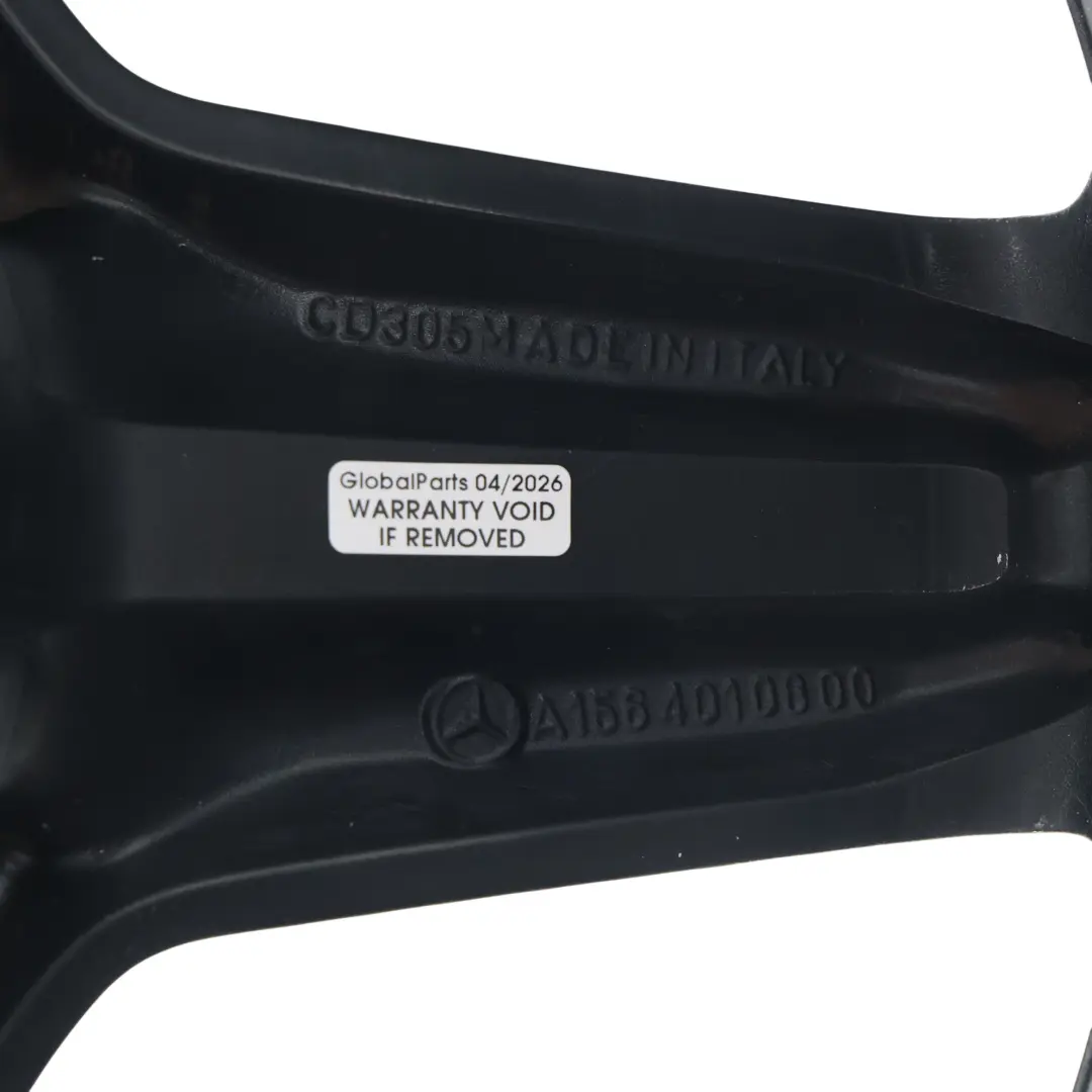 Mercedes X156 Alloy Wheel Rim Black/Silver 19" 8J ET43.5 5-Spoke - SKU A1564010600-10 - Part number A1564010600