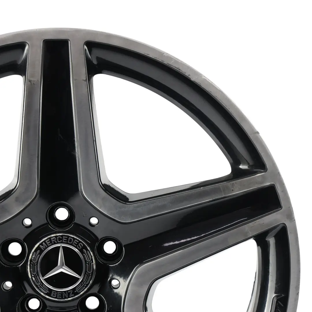Alloy Wheel Rim Black/Silver 19" 8J ET43.5 5-Spoke to Mercedes X156 with Part number A1564010600 Mercedes X156 Alloy Wheel Rim Black/Silver 19" 8J ET43.5 5-Spoke - SKU A1564010600-10 - Part number A1564010600