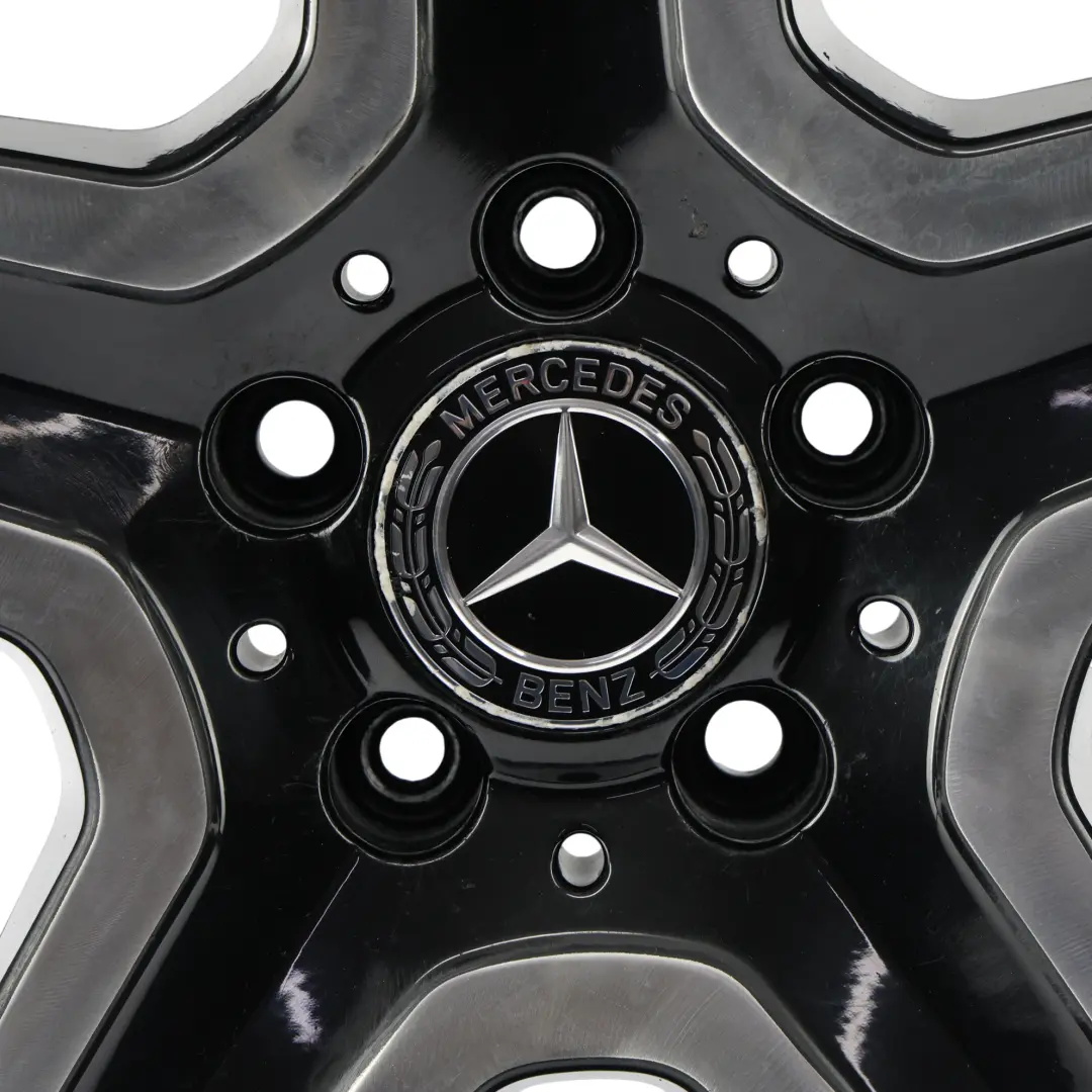 Alloy Wheel Rim Black/Silver 19" 8J ET43.5 5-Spoke to Mercedes X156 with Part number A1564010600 Mercedes X156 Alloy Wheel Rim Black/Silver 19" 8J ET43.5 5-Spoke - SKU A1564010600-10 - Part number A1564010600