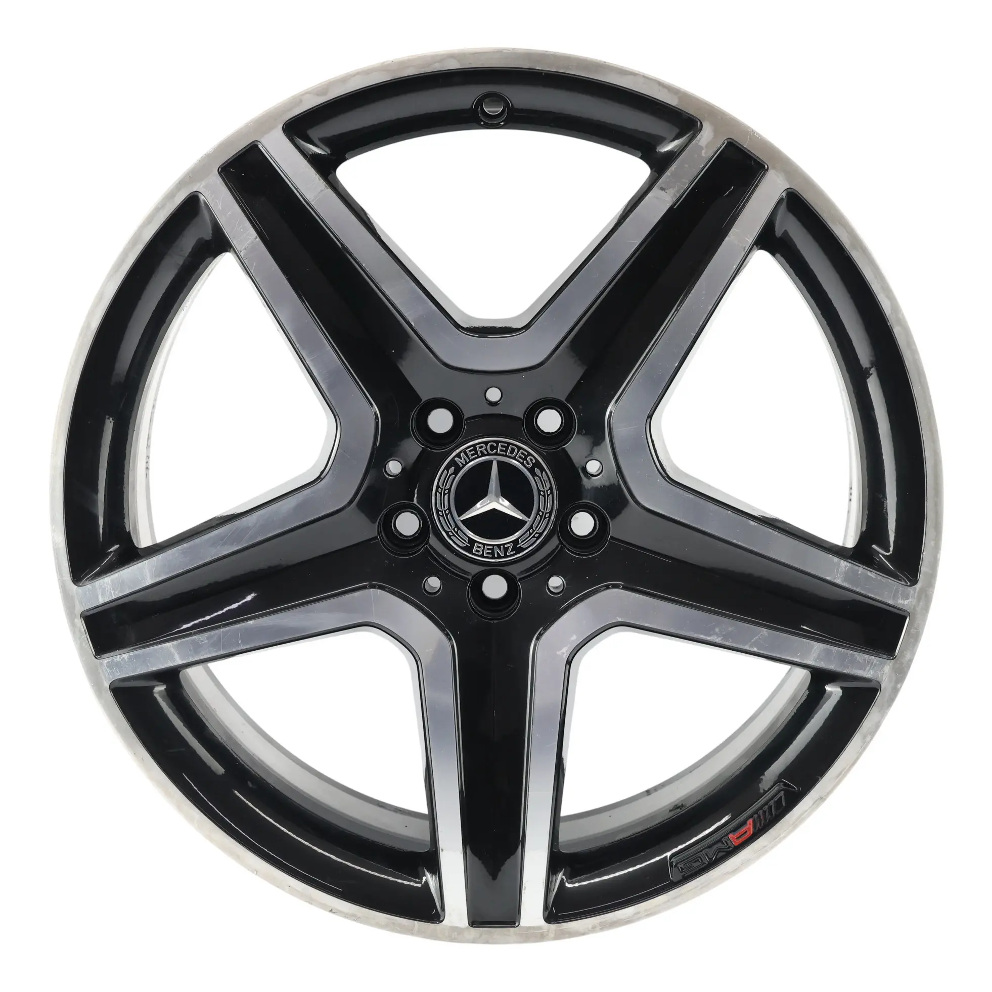 Mercedes X156 Alu Felge Silber/Schwarz 19" 8J ET:43.5 5-Speichen A1564010600