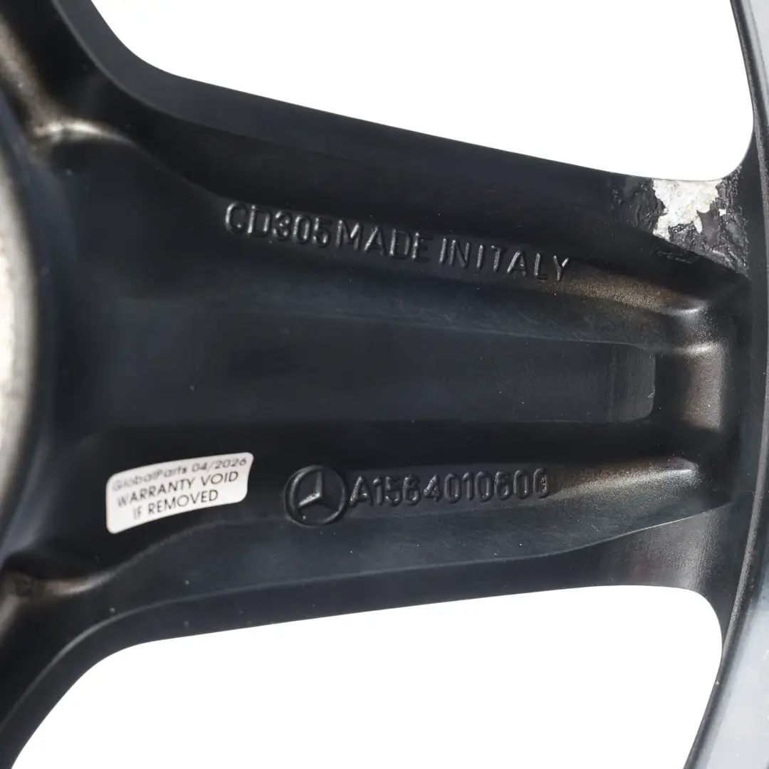 Mercedes X156 Jante Alliage Argent/Noir 19" 8J ET:43.5 5-Rayons - SKU A1564010600-8 - Numéro de pièce A1564010600