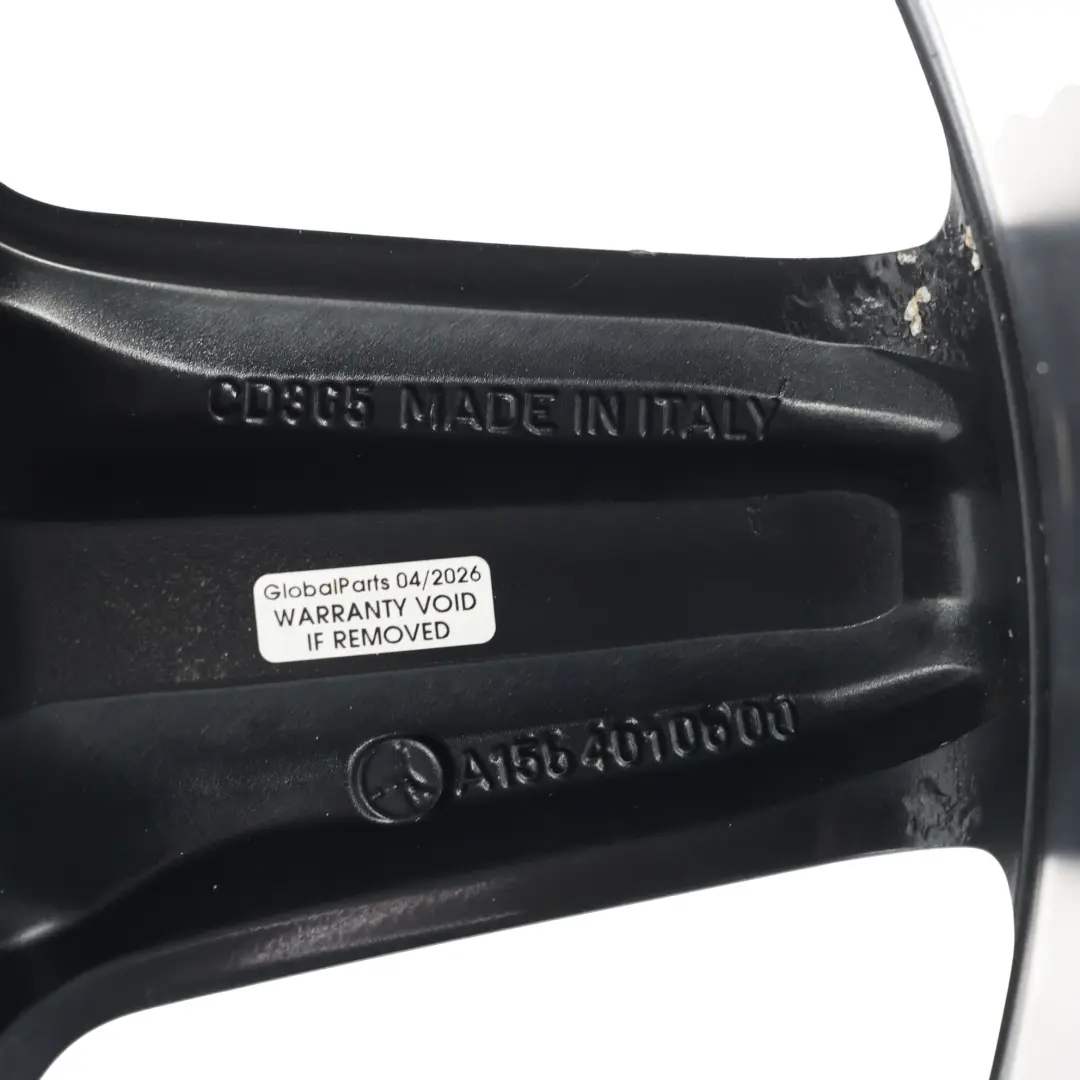 Mercedes X156 Jante Alliage Noir/Argent 19" 8J ET:43.5 5-Rayons - SKU A1564010600-9 - Numéro de pièce A1564010600