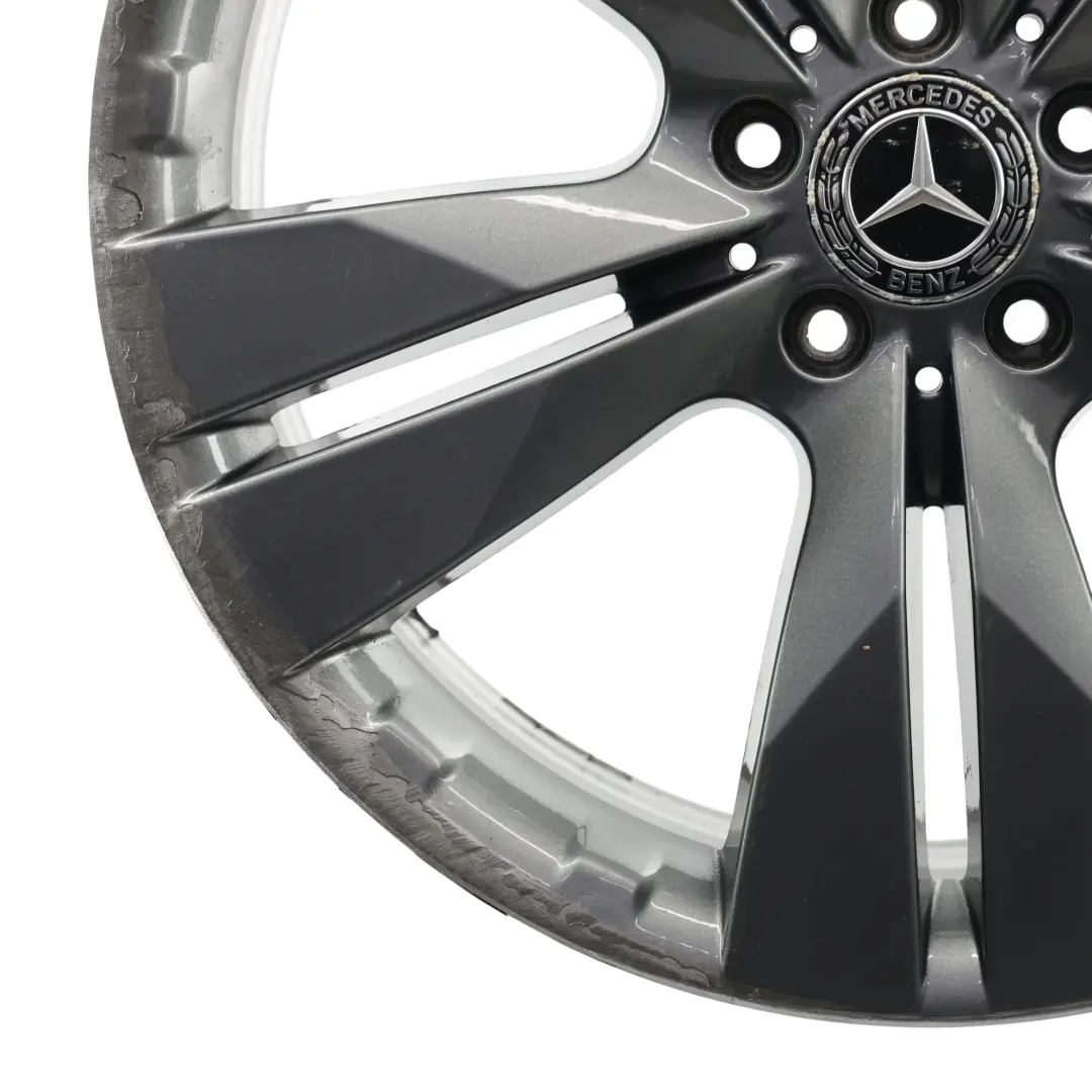 Mercedes W164 Wheel Rim Alloy 5-Double Spoke 20" 8.5J ET55 - SKU A1644014902-8 - Part number A1644014902