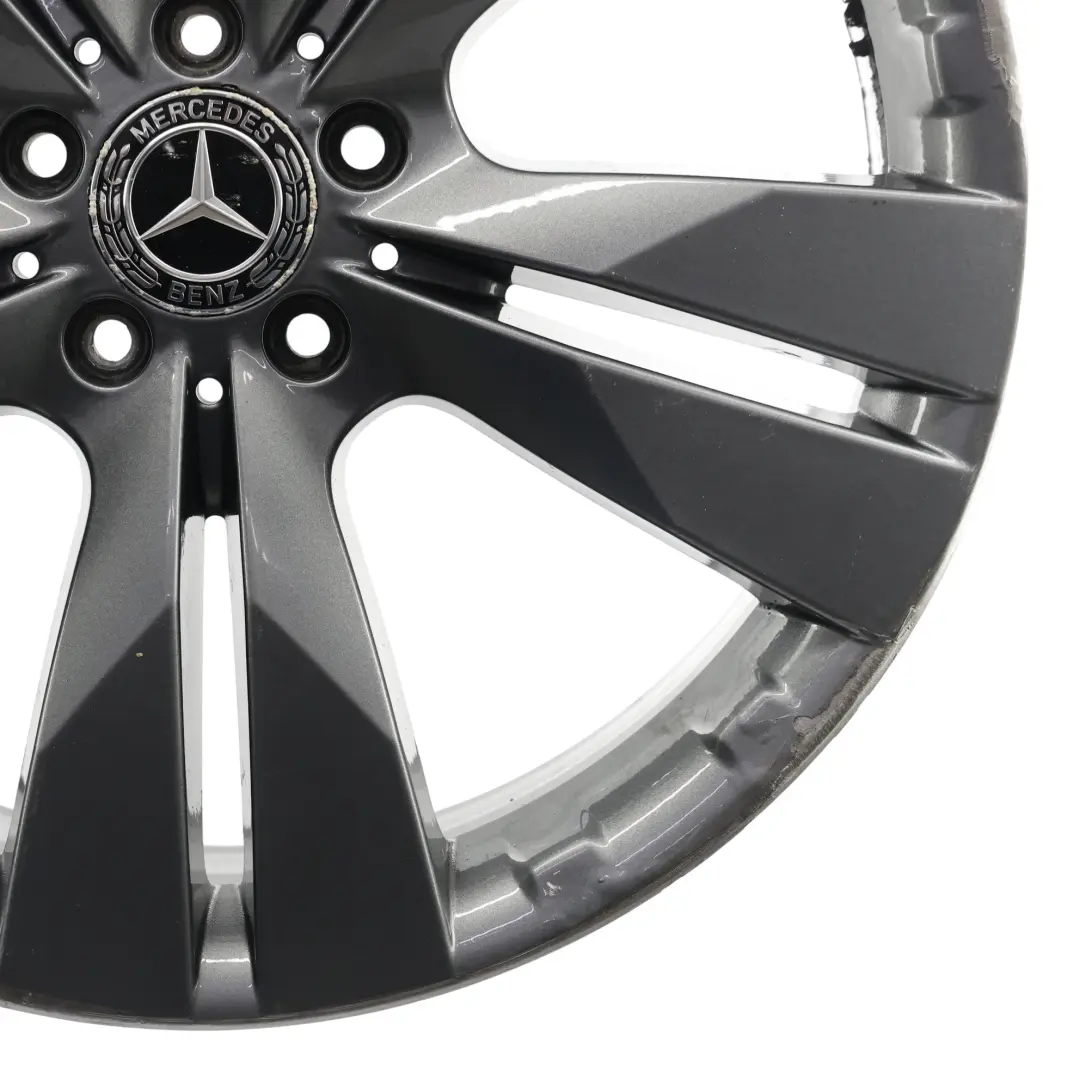 Mercedes W164 Wheel Rim Alloy 5-Double Spoke 20" 8.5J ET55 - SKU A1644014902-8 - Part number A1644014902