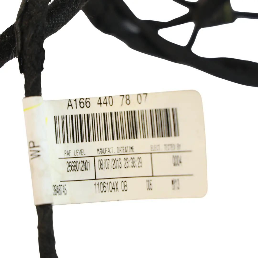 Mercedes ML W166 Arnés Cableado Respaldo Asiento Delantero - SKU A1664407807 - Número de pieza A1664407807