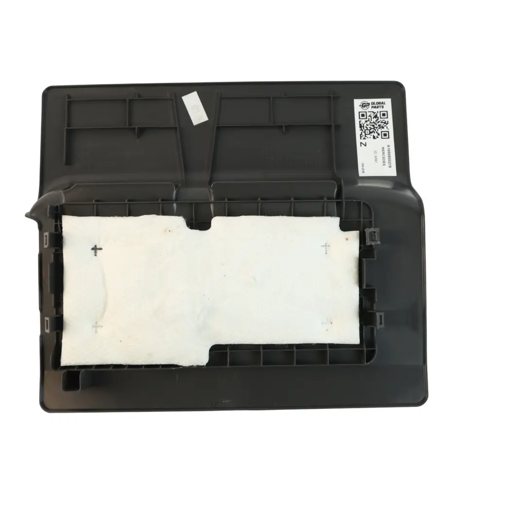 Cubierta Batería Tapa Superior para Mercedes ML W166 GLE C292 con número de pieza A1666800218 Mercedes ML W166 GLE C292 Cubierta Batería Tapa Superior - SKU A1666800218 - Número de pieza A1666800218