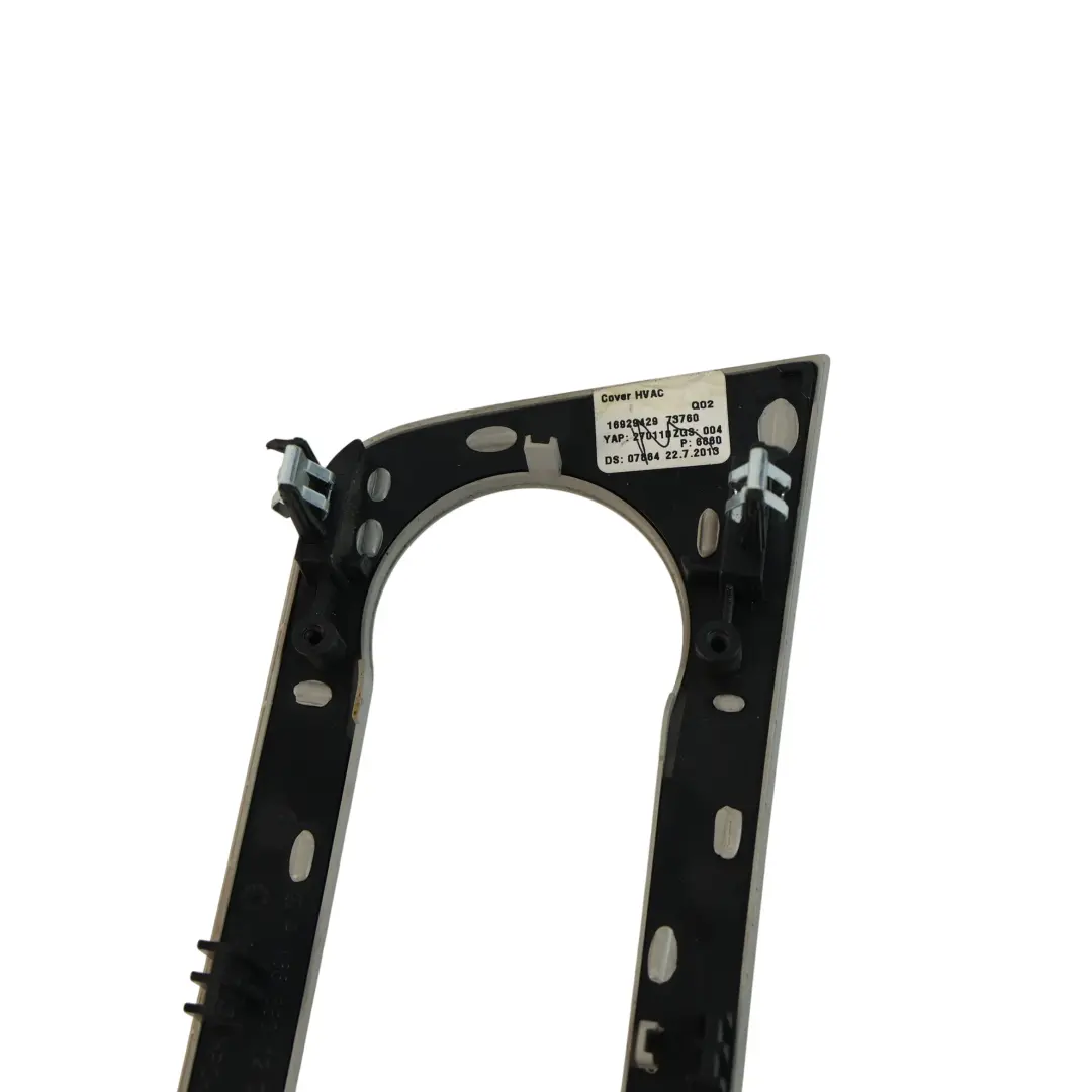 Mercedes ML W166 Cadre Commutateur Climatisation Garniture Gris - SKU A1666801207-1 - Numéro de pièce A1666801207