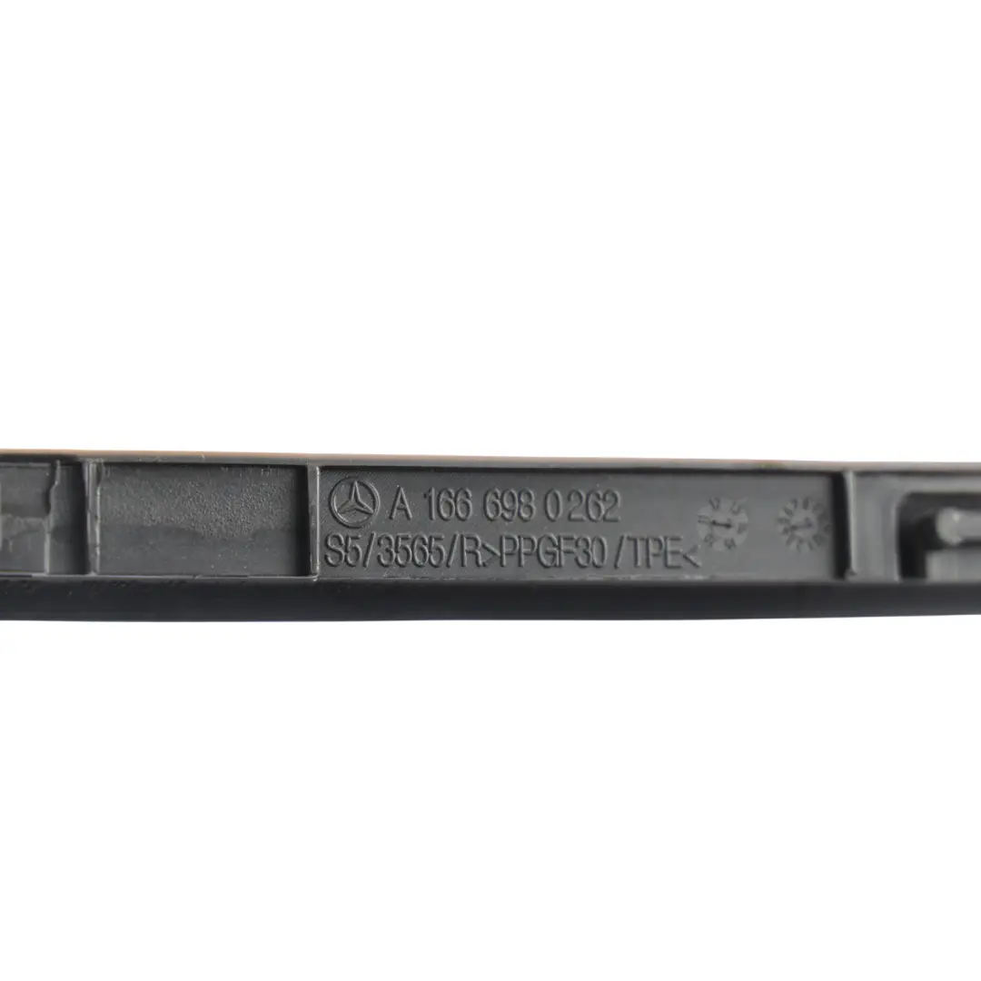 Mercedes ML W166 Bottom Lower Trim Strip Front Right O/S Black - SKU A1666980262 - Part number A1666980262