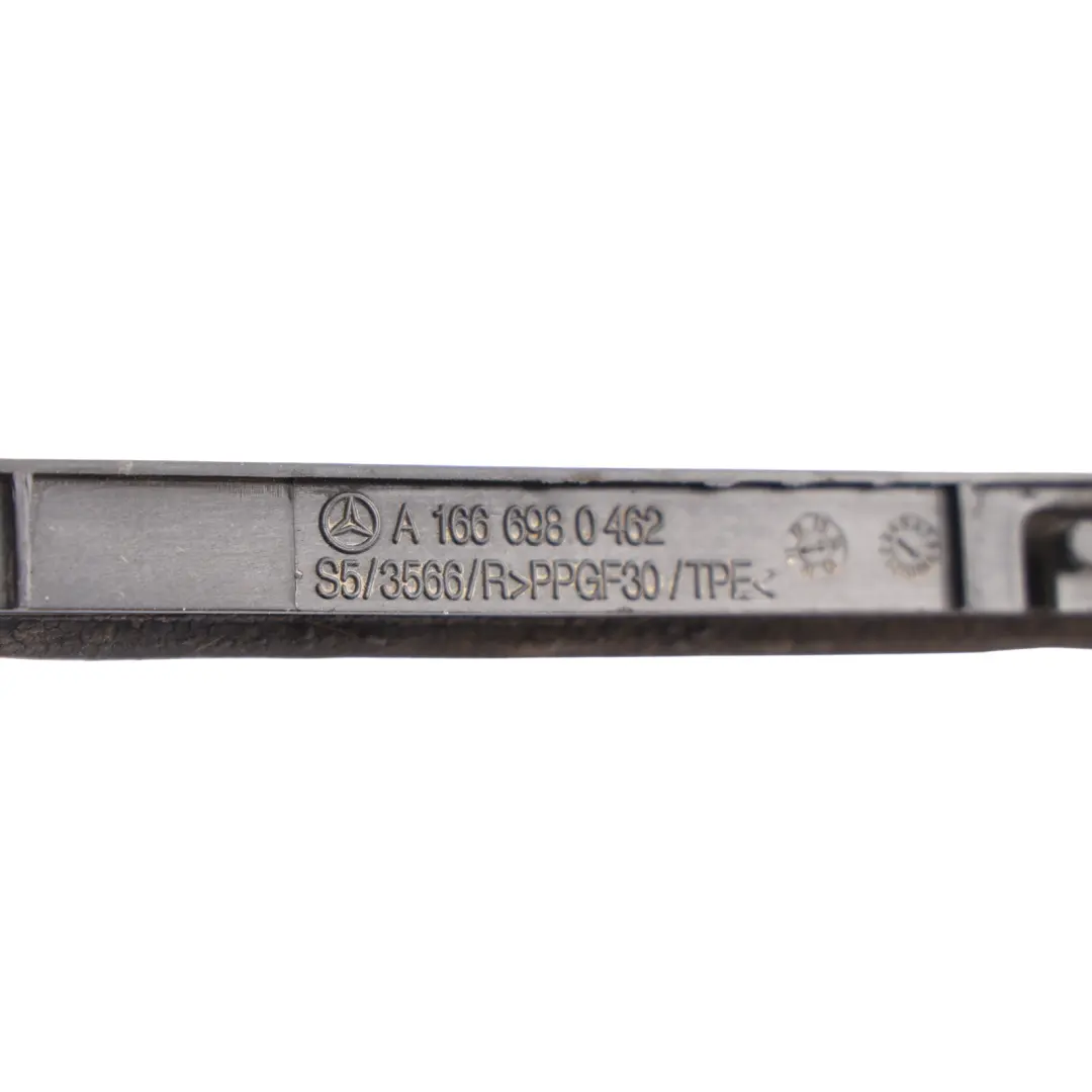 Mercedes ML W166 Bottom Lower Trim Strip Rear Right O/S Black - SKU A1666980462 - Part number A1666980462