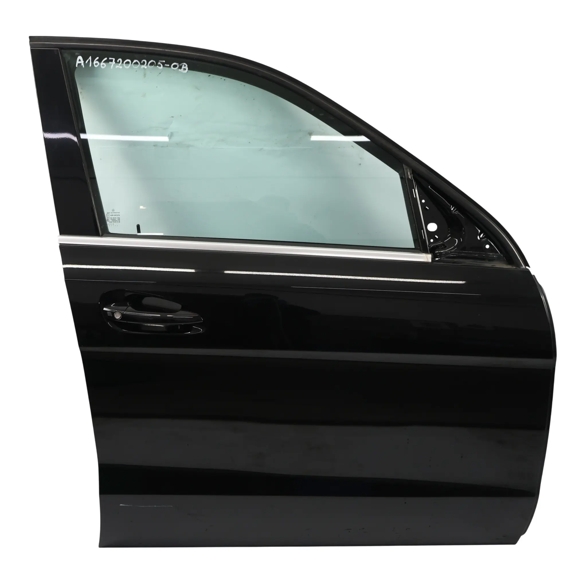 Mercedes ML W166 Door Front Right O/S Obsidian Black Metallic - 197