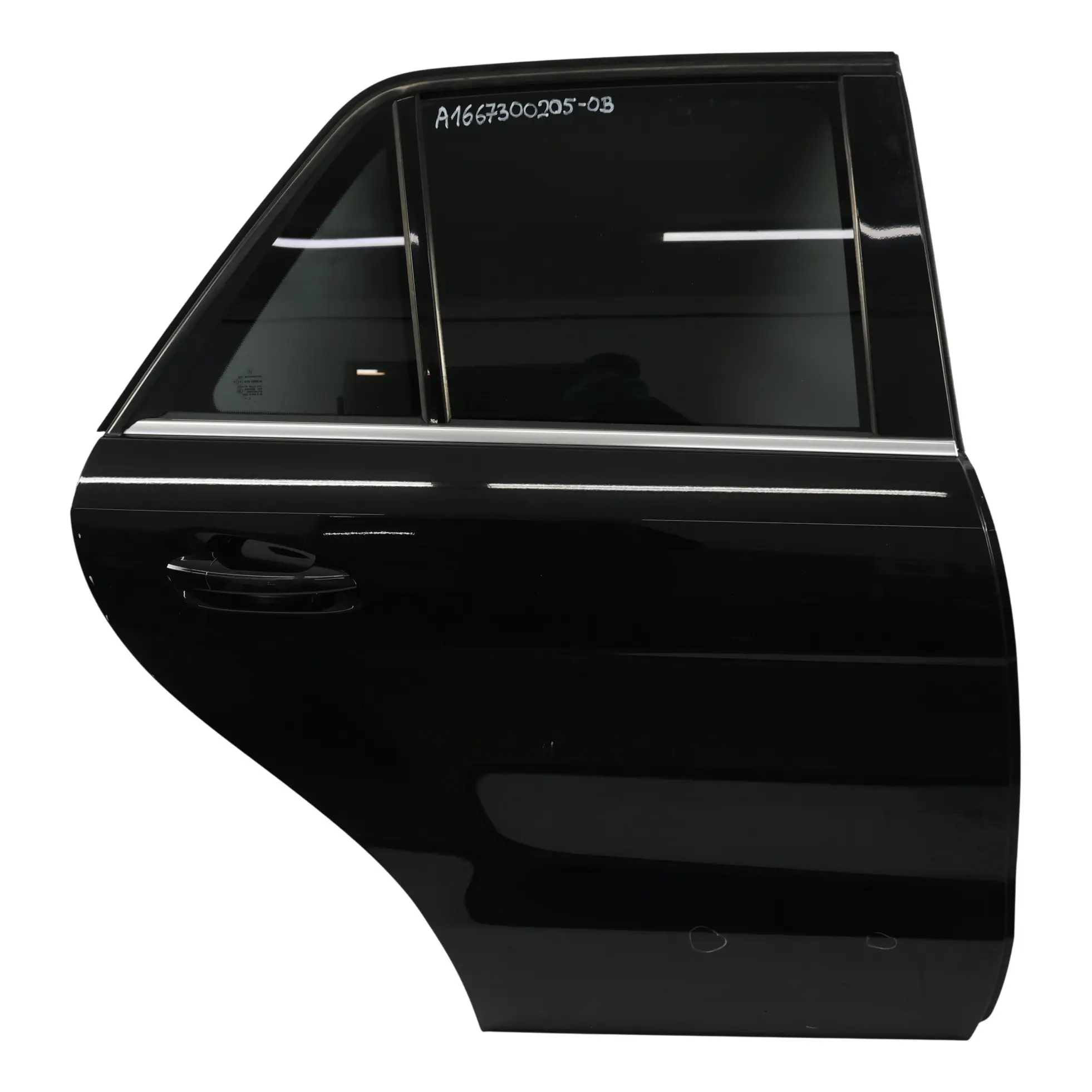 Mercedes ML W166 Tür Hinten Rechts Obsidian Schwarz Metallic A1667300205