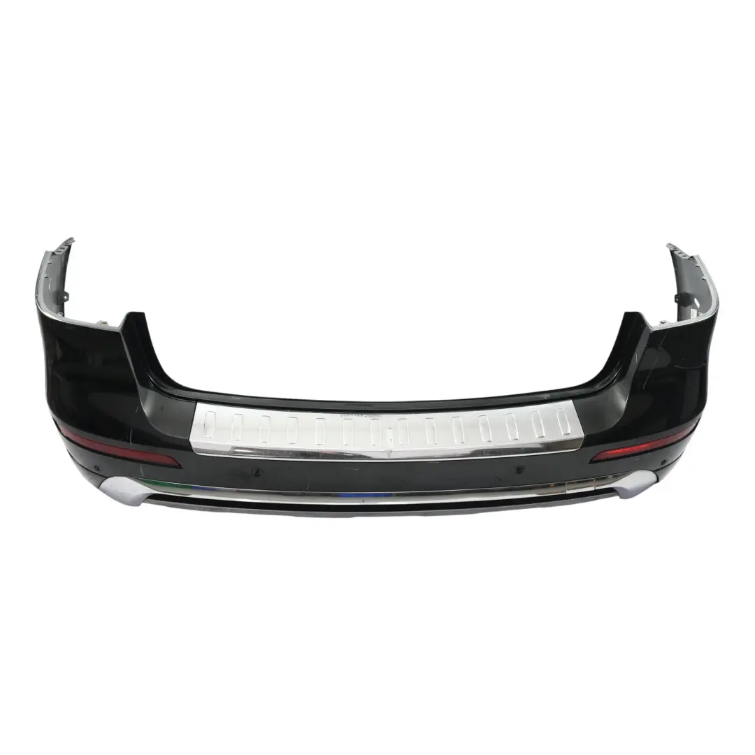 Bumper Rear Trim Panel Covering Obsidian Black Metallic - 197 to Mercedes W166 with Part number A1668850625 Mercedes W166 Bumper Rear Trim Panel Covering Obsidian Black Metallic - 197 - SKU A1668850625-OB - Part number A1668850625
